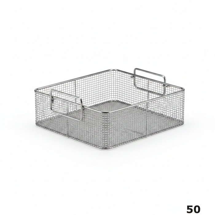 1/2 Half-Size Stainless Steel Wire Basket