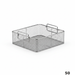 1/2 Half-Size Stainless Steel Wire Basket