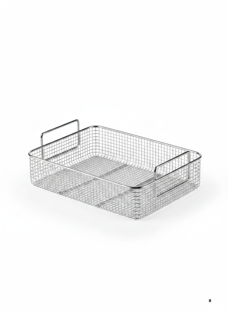 3/4 Three-Quarter Stainless Steel Wire Basket