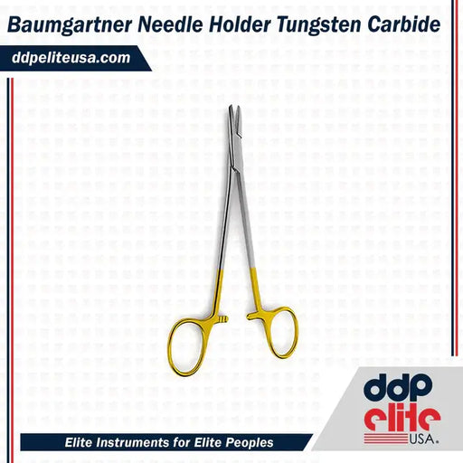 Baumgartner Needle Holder Tungsten Carbide