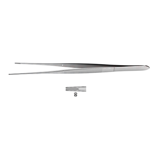 CV Elite - Brophy Tissue Forceps - Fine 1X2 Teeth - ddpeliteusa