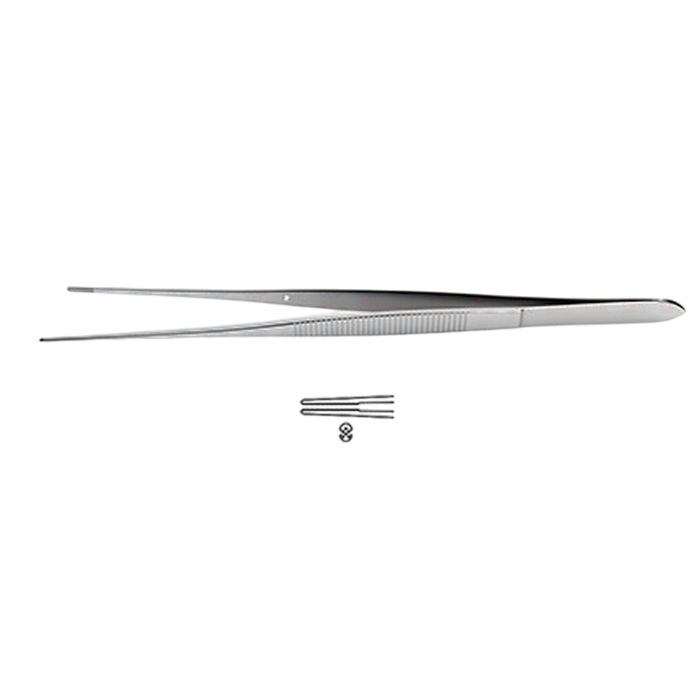 CV Elite - Brophy Tissue Forceps - Fine 1X2 Teeth - ddpeliteusa