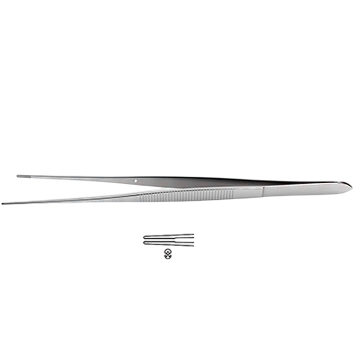 CV Elite - Brophy Tissue Forceps - Fine 1X2 Teeth - ddpeliteusa