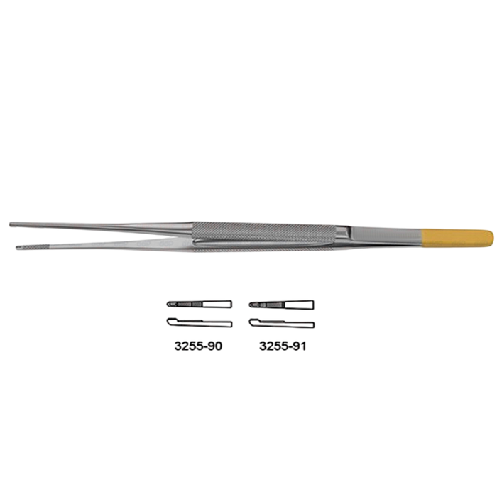 CV Elite - Debakey Needle Pulling Tissue Forceps - Round Handle - ddpeliteusa