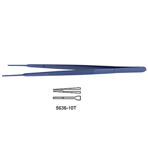 CV Elite - Titanium Gerald Forceps - Straight Platform Tips - ddpeliteusa