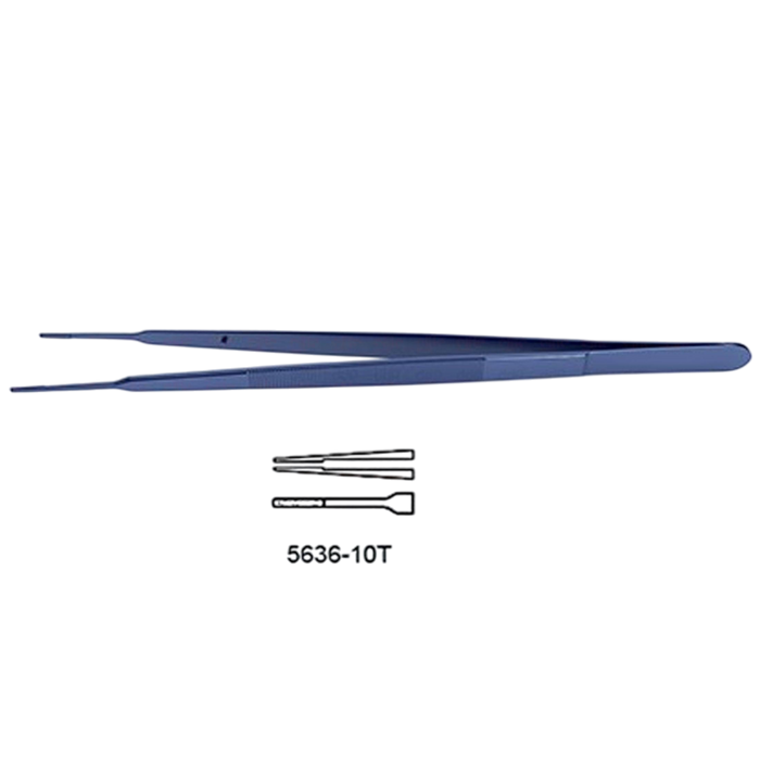 CV Elite - Titanium Gerald Forceps - Straight Platform Tips - ddpeliteusa
