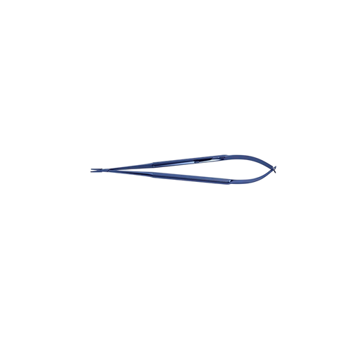 CV Elite - Titanium Jacobson Micro Needle Holder - Extended Knurled Round Handle - Regular Box Lock - ddpeliteusa