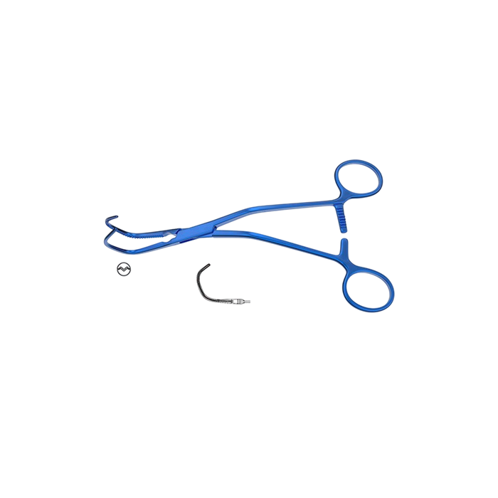 CV Elite - Titanium Lambert-Kay Aorta Clamp - ddpeliteusa