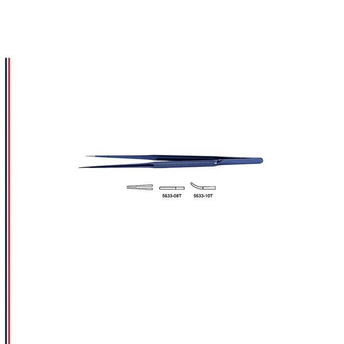 CV Elite - Titanium Micro Forceps W/ Platform Tips - ddpeliteusa