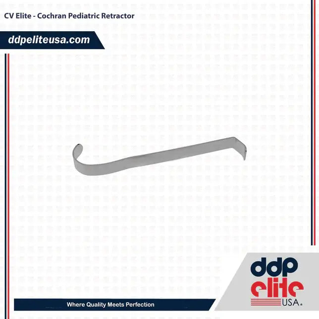 CV Elite-Cochran Pediatric Retractor
CV Elite Cochran Pediatric Retractor
