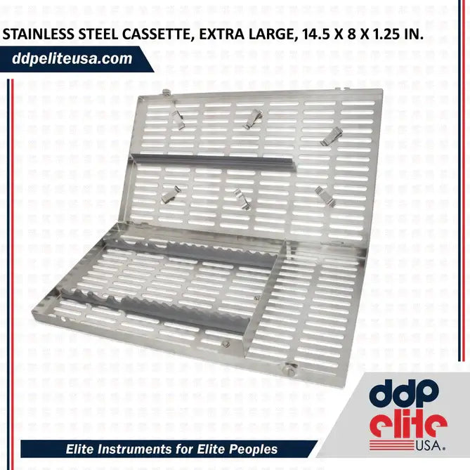 Stainless Steel Extra Large Cassette 
Cassette Extra Large Stainless Steel