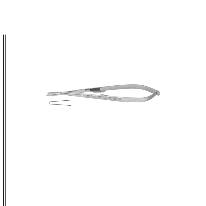 Castroviejo Needle Holder - Flat Handle - ddpeliteusa