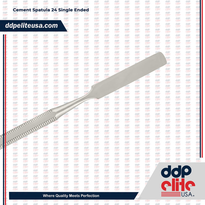 Cement Spatula 24 Single Ended Stainless Steel