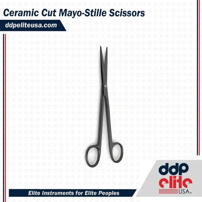 Ceramic Cut Mayo-Stille Scissors