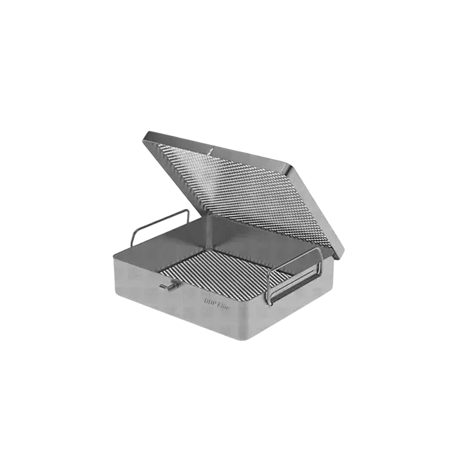 Covered sterilization containers tray 