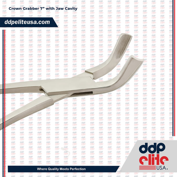 Crown Grabber 7 with Jaw Cavity Stainless Steel