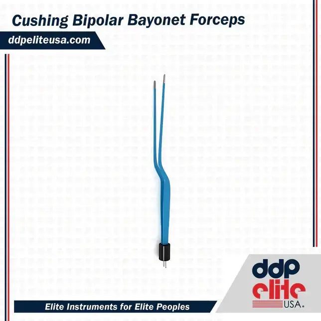 Cushing Bipolar Bayonet Forceps