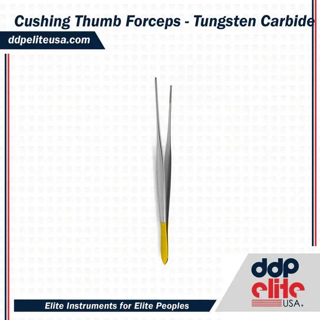 Cushing Thumb Forcep - Tungsten Carbide