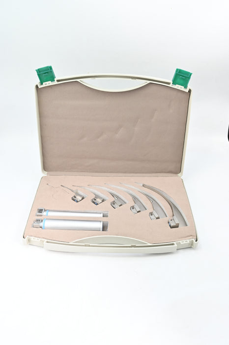Macintosh Fiber Optic Laryngoscope Set of 6 Blades