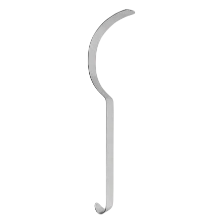 Deaver Retractor Flat Handle curved