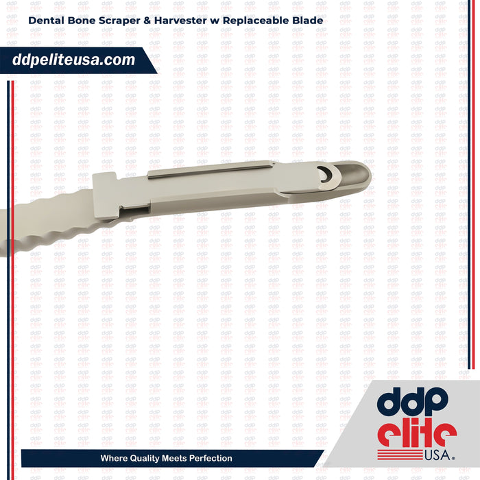 Dental Bone Scraper & Harvester w/ Replaceable Blade Ddp Elite USA