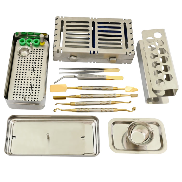 Dental PRF/RGF/PRP Basic Instruments Set of 11 Medical-Grade Stainless Steel Ddp Elite USA