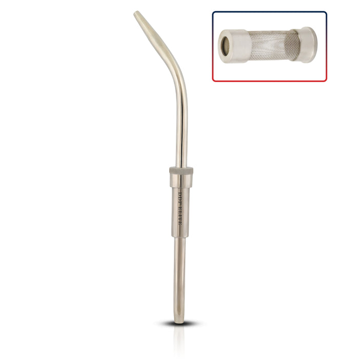 Dental Suction Tube Implants Bone Chips Collector 9mm with Filter Surgical Aspirator Blow Pipe Suction Filter Suction Tube