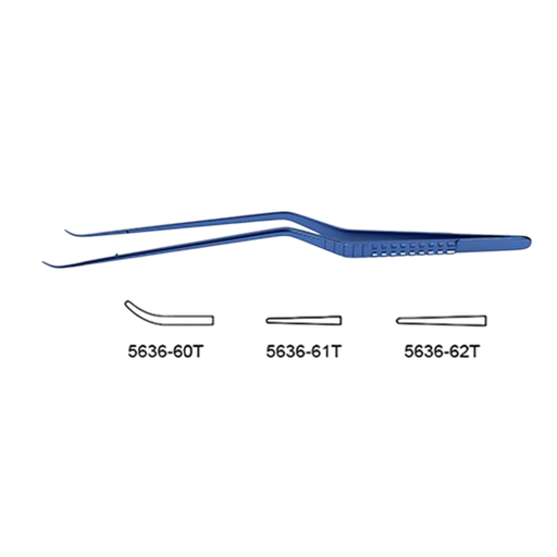 CV Elite - Titanium Bayonet-Style Micro Forceps - Smooth Tips - ddpeliteusa