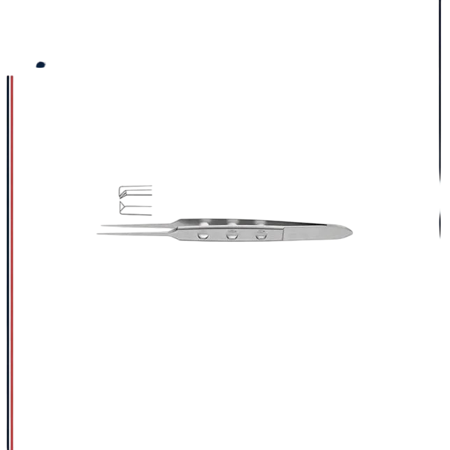 Elschnig Fixation Forceps Wide Handle