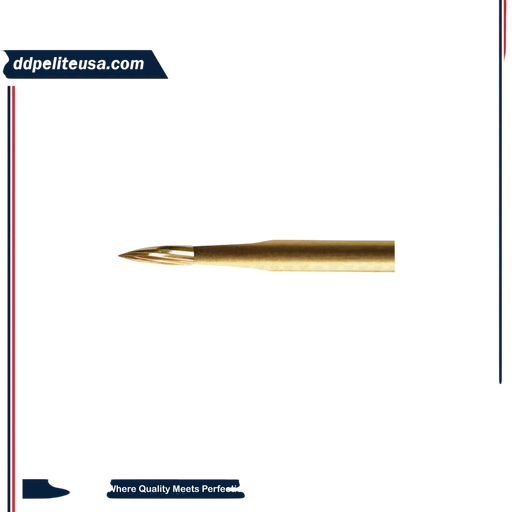 ExcaliBur Needle Carbide Gold Finishing Bur, Ø0.9mm x 3.8mm, FG, (US 7901), 5pcs. - ddpeliteusa