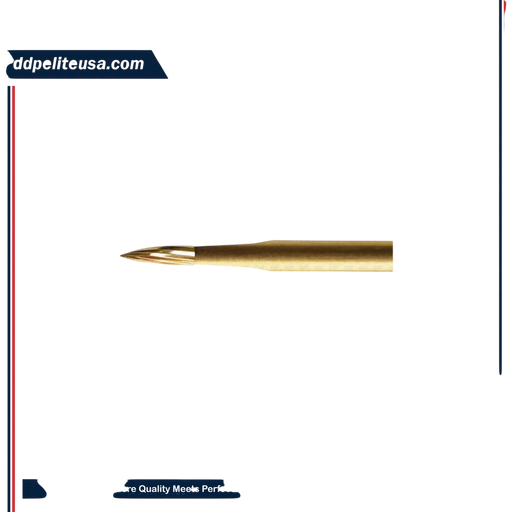 ExcaliBur Needle Carbide Gold Finishing Bur, Ø0.9mm x 3.8mm, FG, (US 7901), 5pcs. - ddpeliteusa