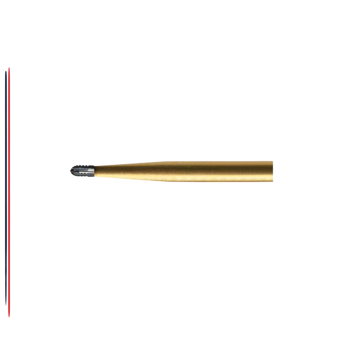 ExcaliBur Pear Specialized Carbide Bur, Ø0.8mm x 2.0mm, FG - ddpeliteusa