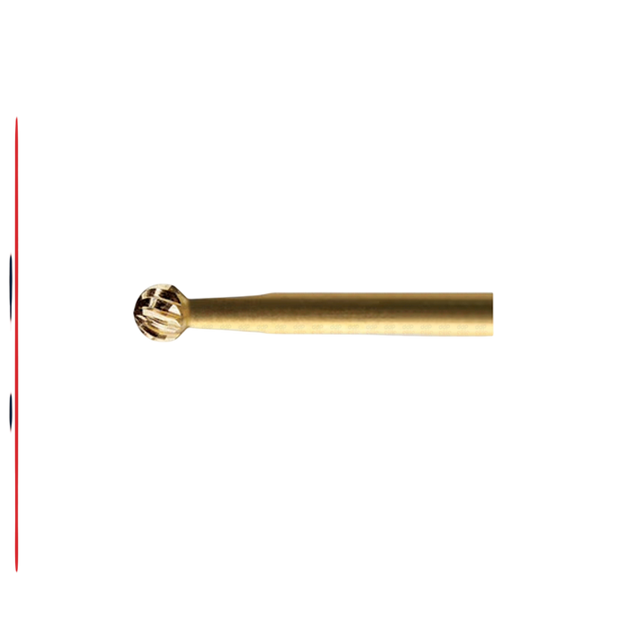 ExcaliBur Round Carbide Gold Finishing Bur, Ø1.4mm, FG - ddpeliteusa