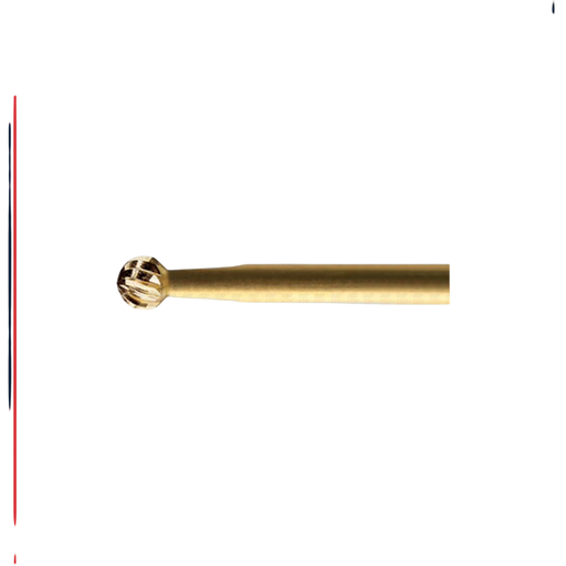 ExcaliBur Round Carbide Gold Finishing Bur, Ø1.8mm, FG - ddpeliteusa
