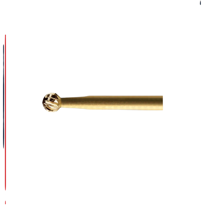 ExcaliBur Round Carbide Gold Finishing Bur, Ø1.8mm, FG - ddpeliteusa