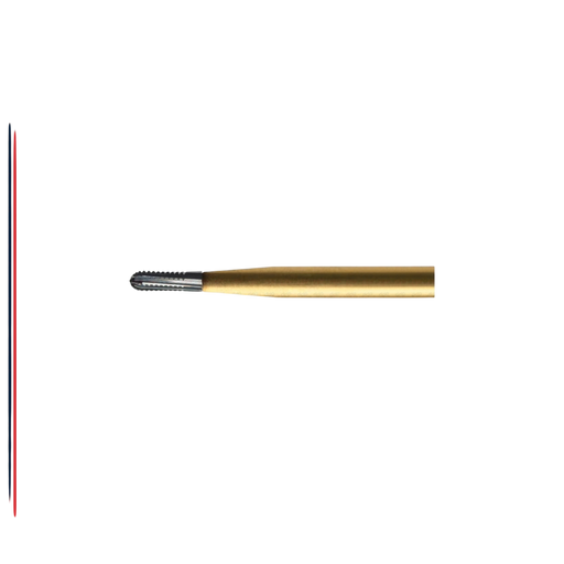 ExcaliBur Round End Fissure Specialized Carbide Bur, Ø1.0mm x 3.9mm, FG, (US 1557T), 10pcs. - ddpeliteusa