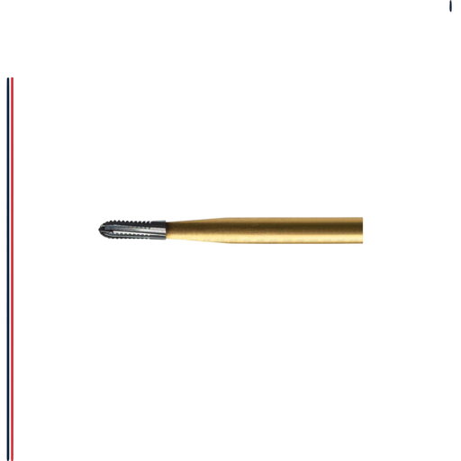 ExcaliBur Round End Fissure Specialized Carbide Bur, Ø1.2mm x 3.9mm, FG - ddpeliteusa
