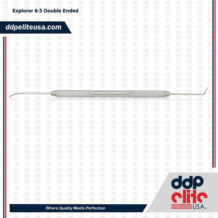 Explorer 6-3 Double Ended Solid Handle Explorer #6/3