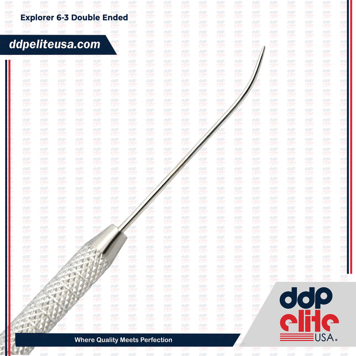 Explorer 6-3 Double Ended Solid Handle Explorer #6/3