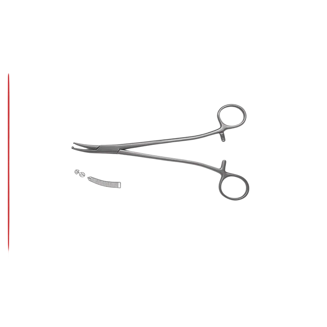 Faure Peritoneal Clamp Forcep