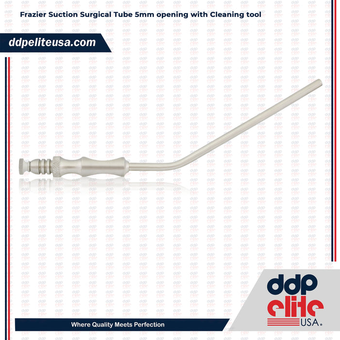 Frazier Suction Surgical Tube 5mm opening with Cleaning tool