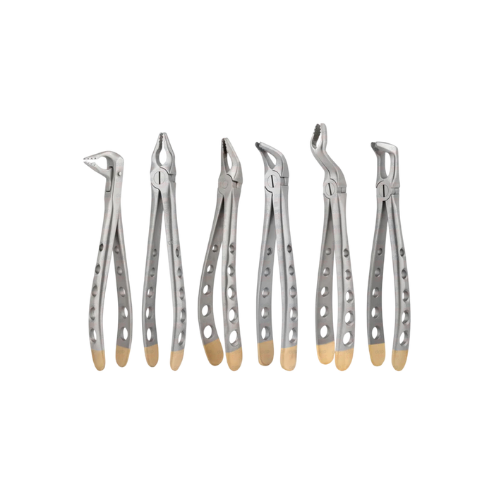 Full Set of 6 PrecisGrip Extraction Forceps