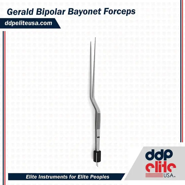 Gerald Bipolar Bayonet Forcep 
Gerald Bipolar Bayonet Forceps 