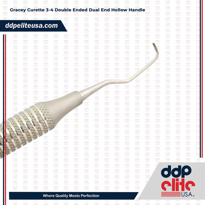 Gracey Curette 3-4 Double Ended Dual End Hollow Handle