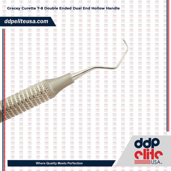 Gracey Curette 7-8 Double Ended Dual End Hollow Handle
