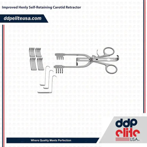 Henly Self-Retaining Carotid Retractor 