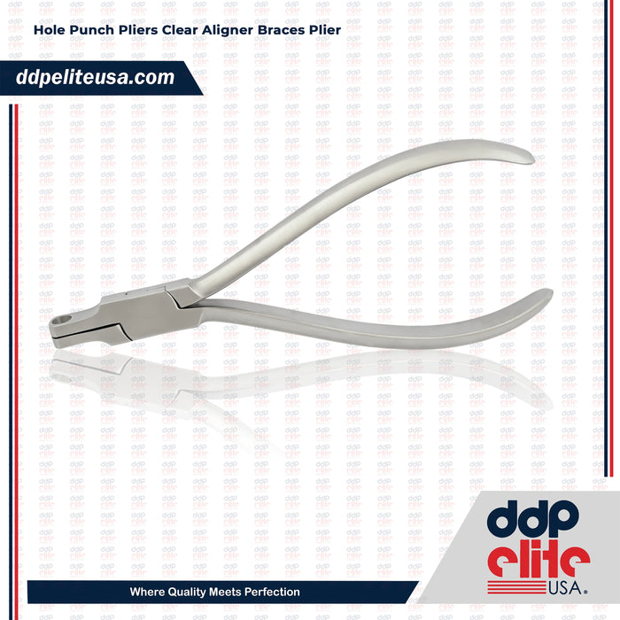 Hole Punch Pliers Clear Aligner Braces Plier