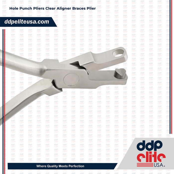 Hole Punch Pliers Clear Aligner Braces Plier