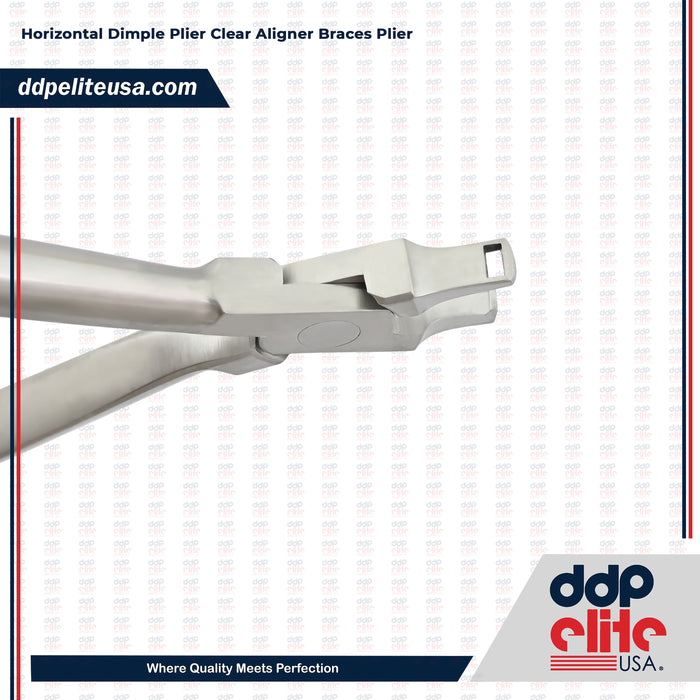 Horizontal Dimple Plier Clear Aligner Braces Plier