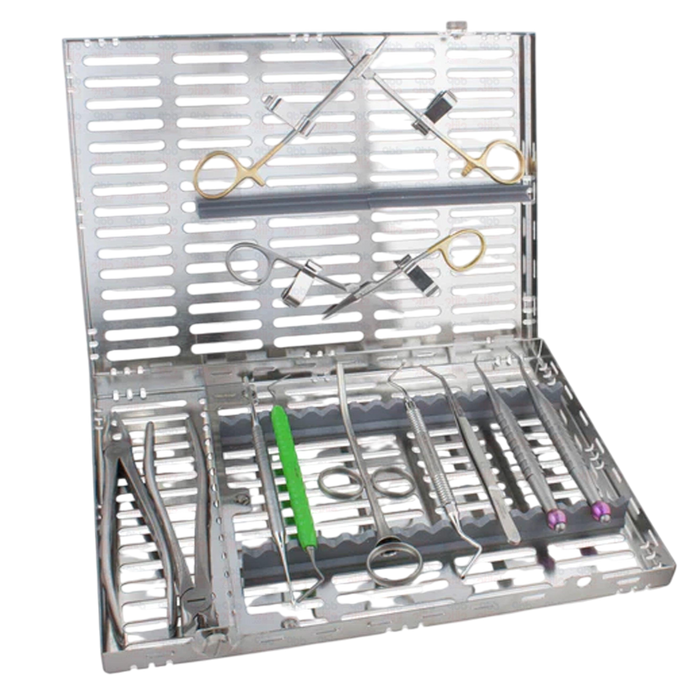 Implant Site Development Kit, 11 Instruments w/ Large Cassette - ddpeliteusa
